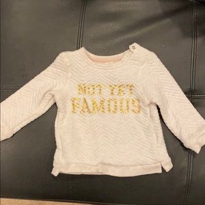 H&M Baby girl sweatshirt. Size 6-9 months